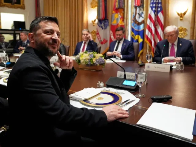 Zelensky floats drones for Tomahawks during White House lunch meeting with Trump