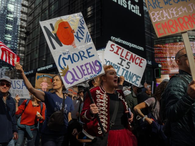 Trump posts AI video of himself showering protesters with brown liquid on ‘No Kings’ Day