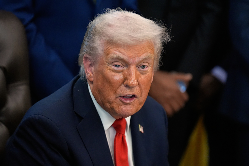 Trump claims he would donate possible payout from Justice Department to charity  at george magazine