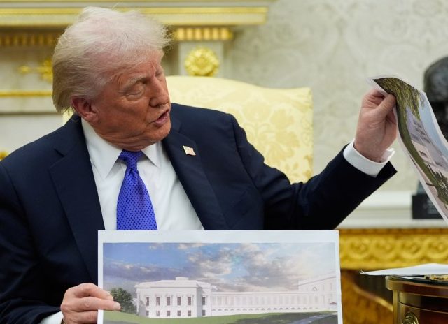 Trump fires entire design review panel overseeing planned ballroom and arch