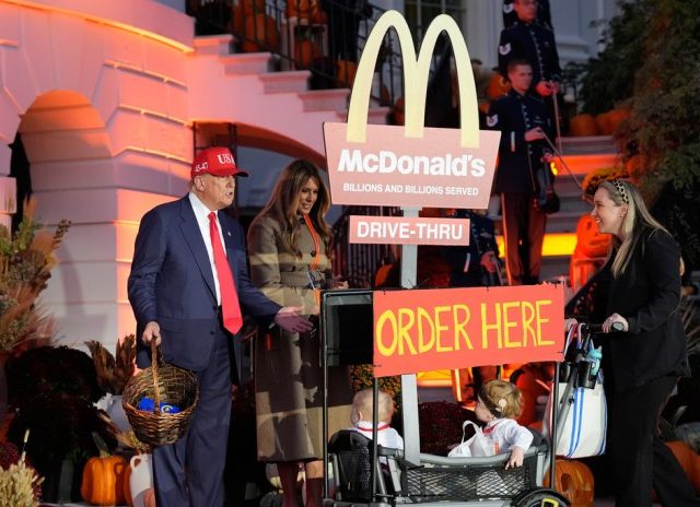 PHOTOS: White House Halloween event sees superheroes, princesses — and the McDonald’s drive-thru