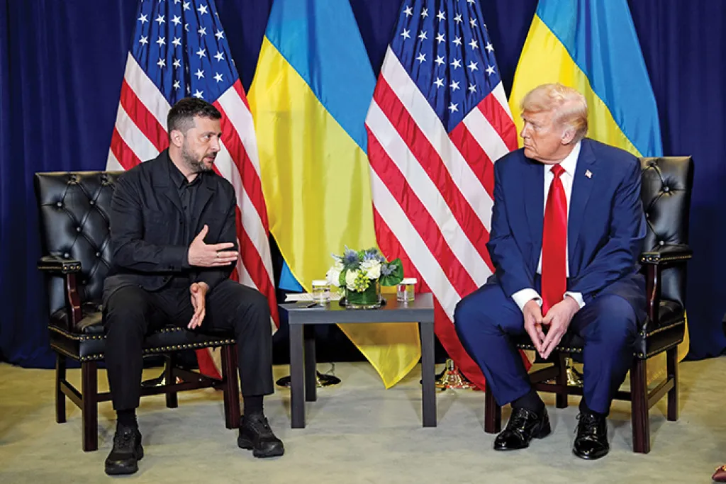 WATCH LIVE: Zelensky meets with Trump at White House  at george magazine