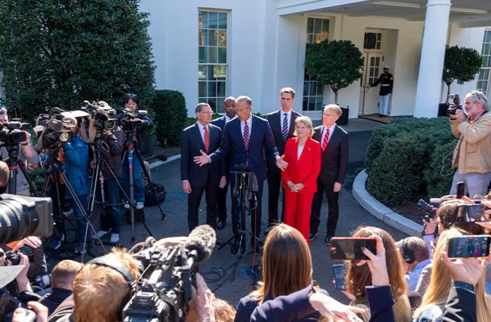 Trump in no rush to end shutdown impasse  at george magazine