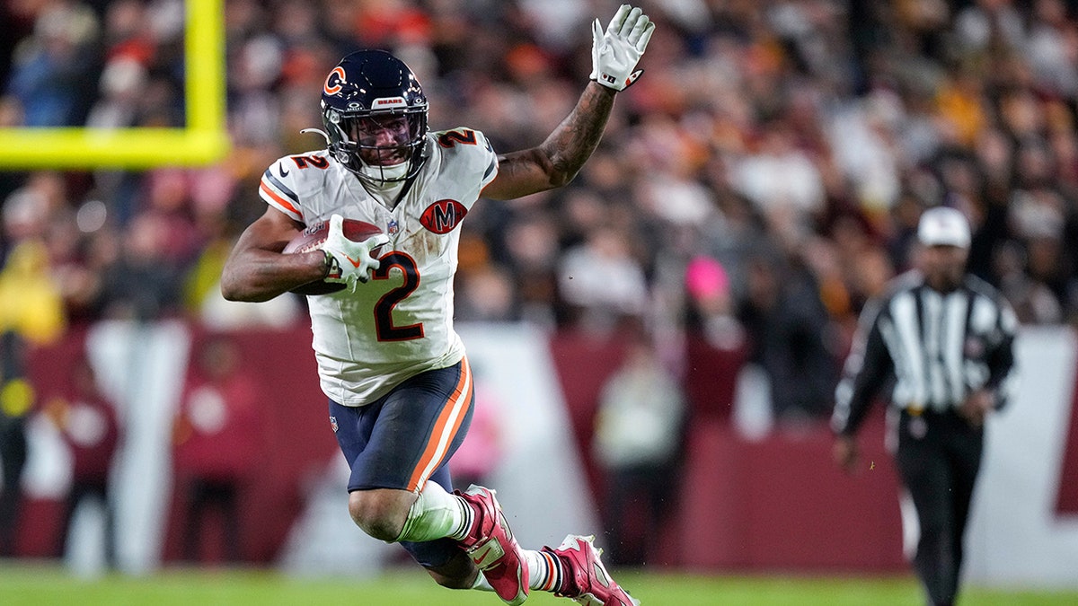 Bears star DJ Moore hospitalized overnight after Monday night victory over Commanders  at george magazine