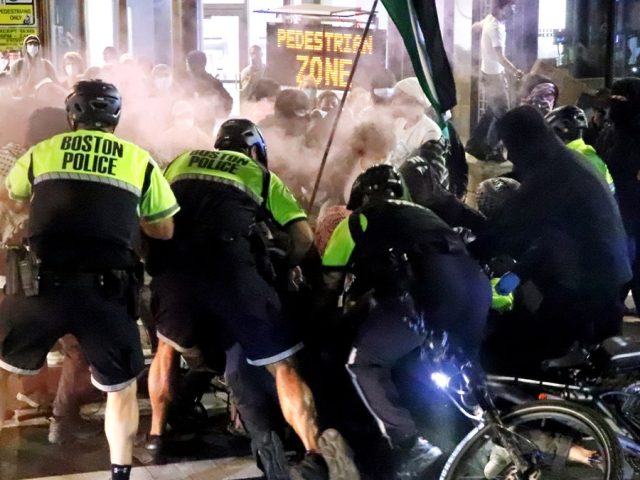 Pro-Palestinian agitators hit with felony ‘promotion of anarchy’ charges after riot in Dem-run city: officials