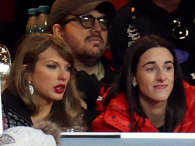 Taylor Swift watches Travis Kelce and Chiefs with Caitlin Clark for first time since album drop