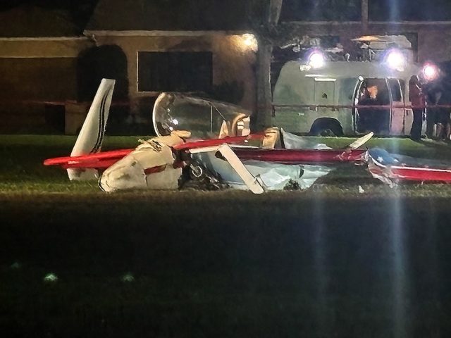 California woman hit by small plane during crash landing on soccer field