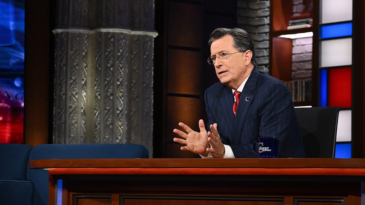 Stephen Colbert sarcastically salutes Paramount’s new chief on 'National Boss’s Day'  at george magazine