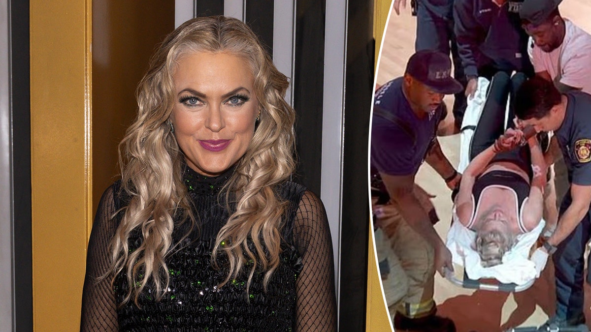 'Dancing with the Stars' contestant Elaine Hendrix rushed to hospital on stretcher during rehearsals  at george magazine