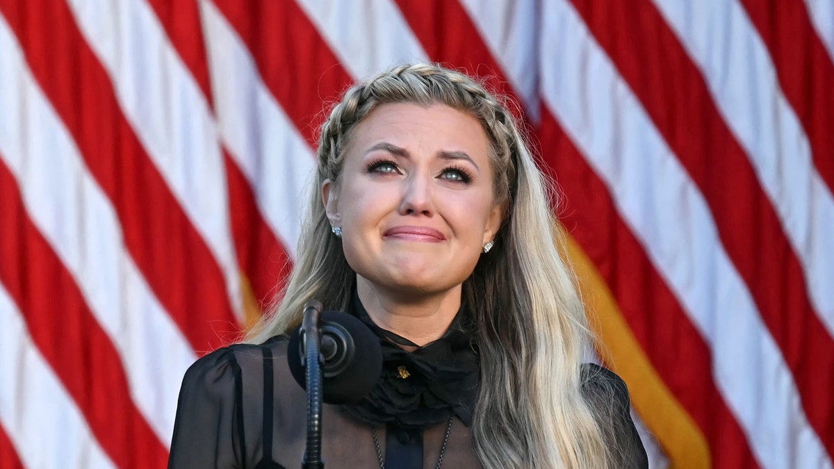 Erika Kirk honors late husband Charlie in emotional White House tribute: ‘A free man made fully free’  at george magazine
