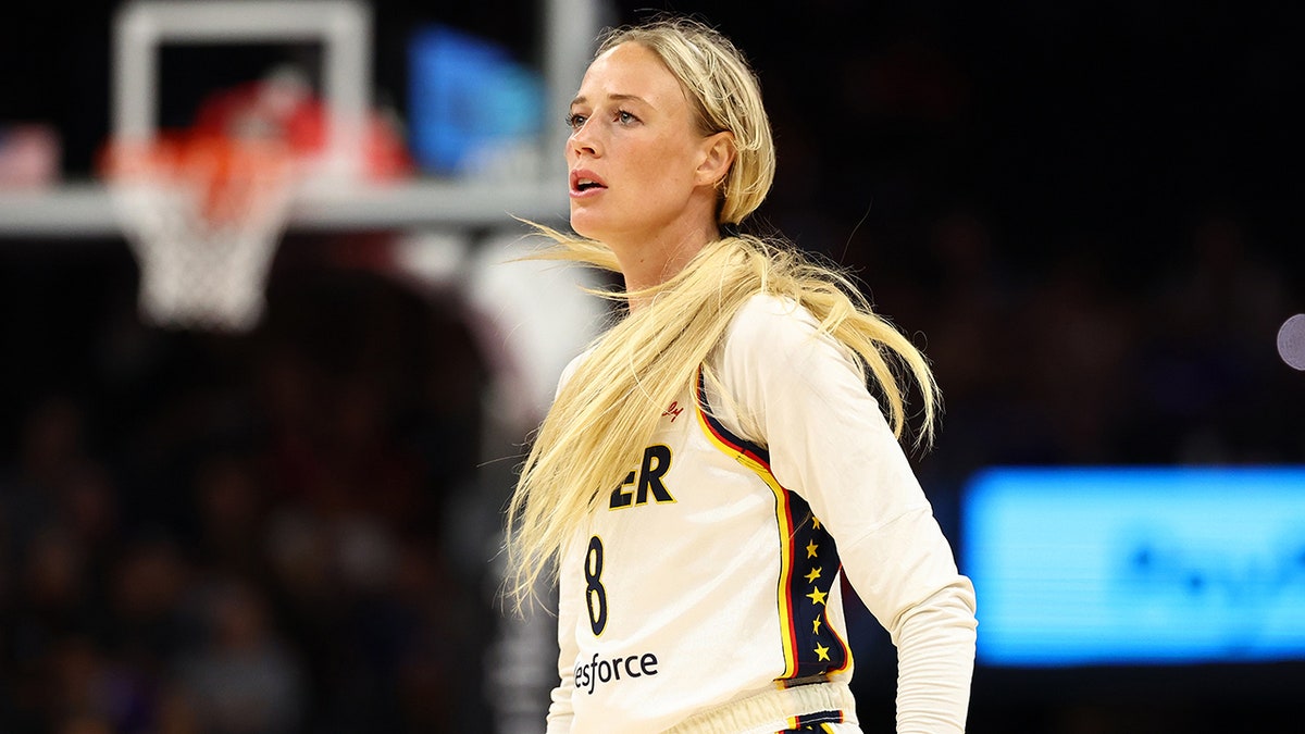 Fever's Sophie Cunningham says she hasn't watched 'a lick' of WNBA Finals amid drama with commissioner  at george magazine