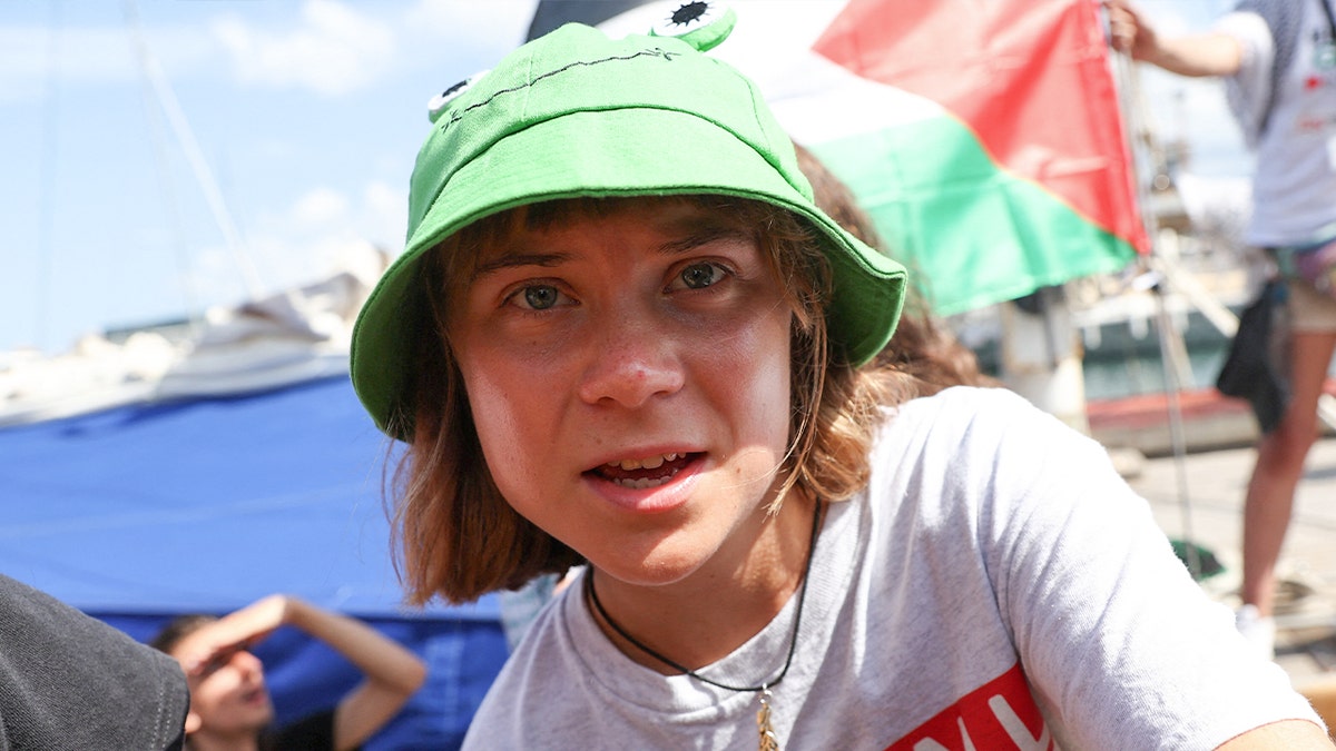 Greta Thunberg slammed for using image of starved Israeli hostage to show Palestinians suffering in Gaza  at george magazine