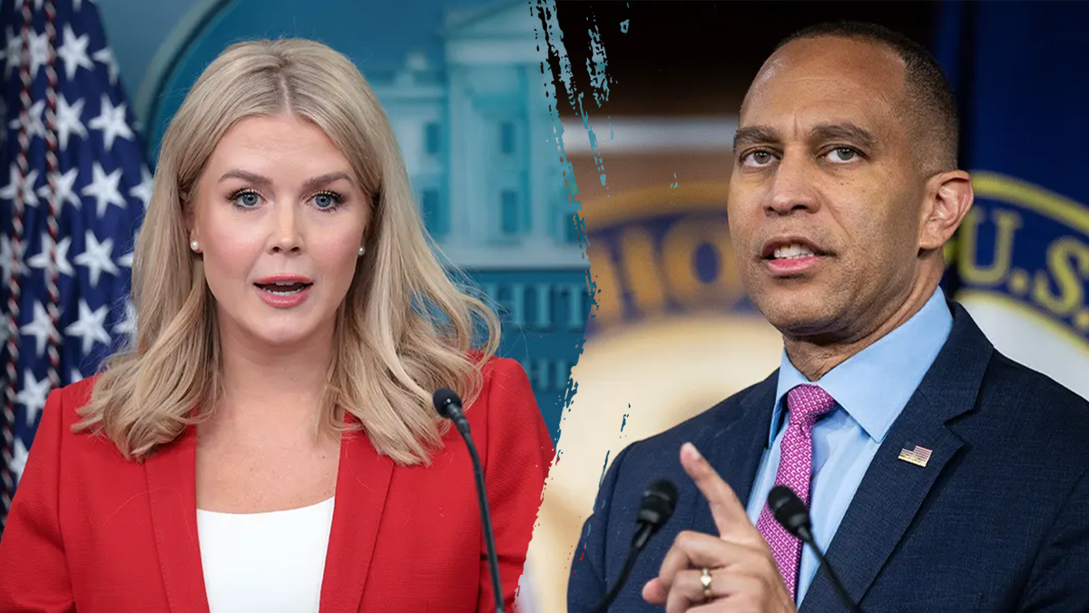 Hakeem Jeffries unleashes personal attack against Karoline Leavitt, calls her 'sick' and 'demented'  at george magazine