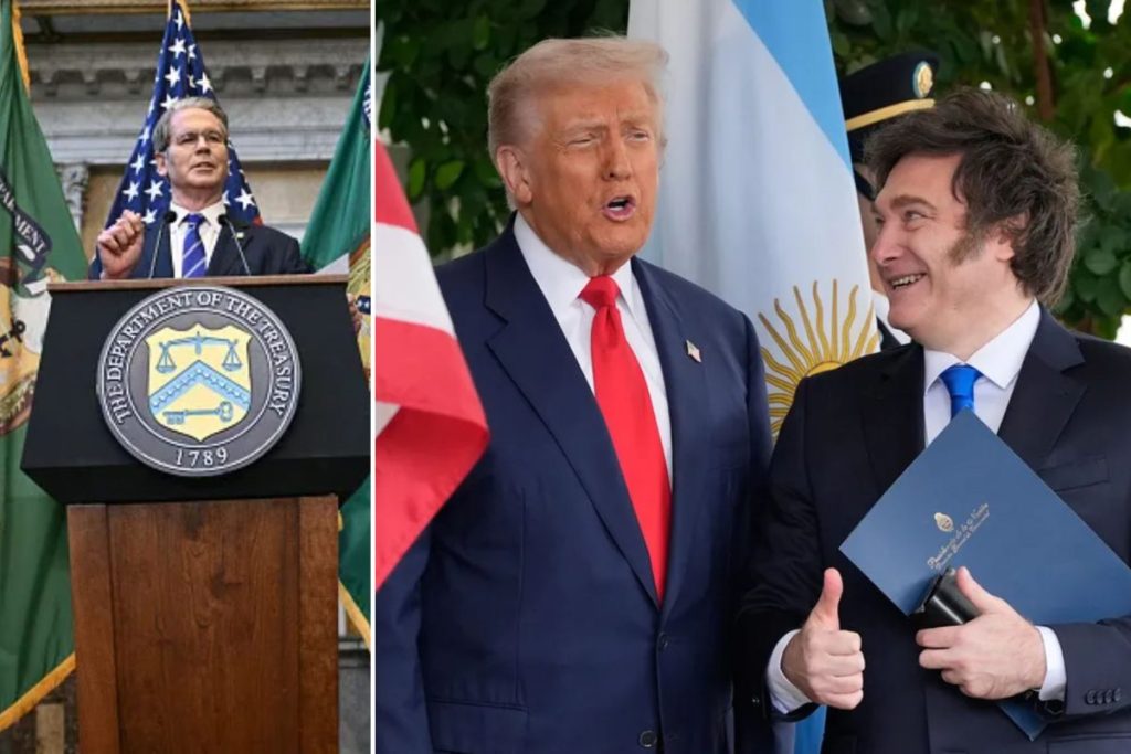 Bessent: Trump looks to double bailout package for Argentina with private sector help  at george magazine