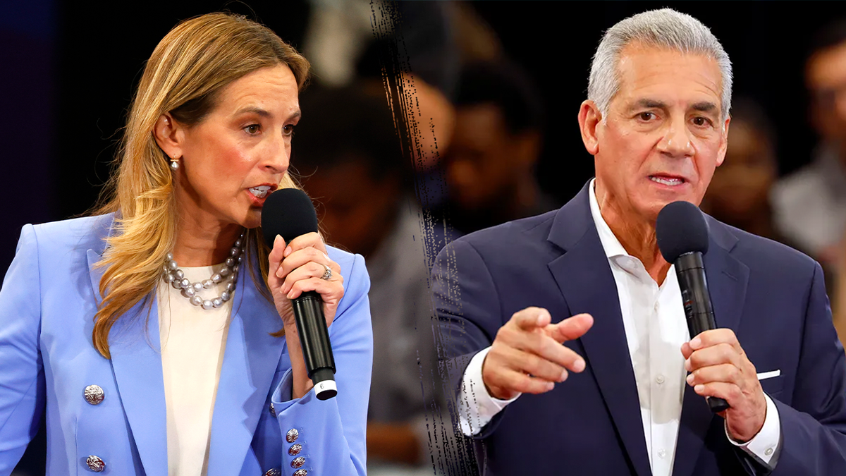 ‘Getting desperate’: Governor debate gets personal after Democrat is mocked for cheating scandal  at george magazine