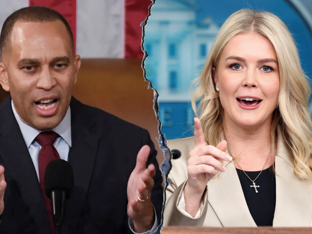 EXCLUSIVE: Karoline Leavitt slams Hakeem Jeffries as ‘stone-cold loser’ after he attacks her as ‘demented’