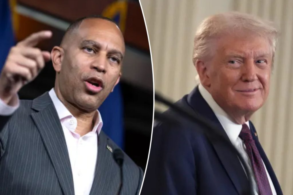 Jeffries’s criticism of Trump’s AI video sparks another video  at george magazine