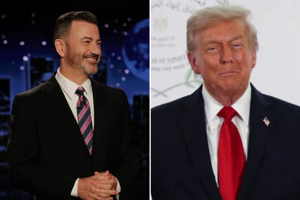 Jimmy Kimmel stuns viewers with compliment for Trump on Israel-Hamas peace deal  at george magazine