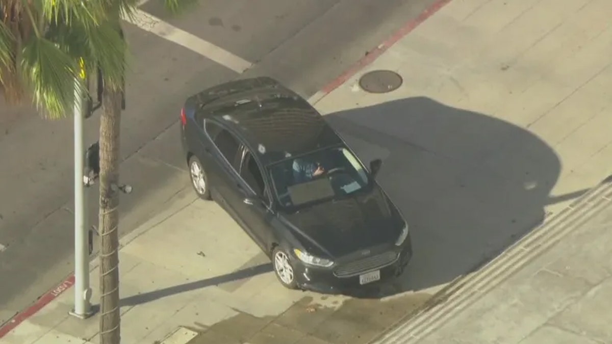 Los Angeles City Hall evacuated after car travels into steps, sidewalk in front of building; driver in custody  at george magazine