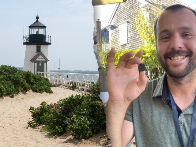 Treasure hunter’s persistence pays off with rare Spanish coin discovery on Nantucket beach