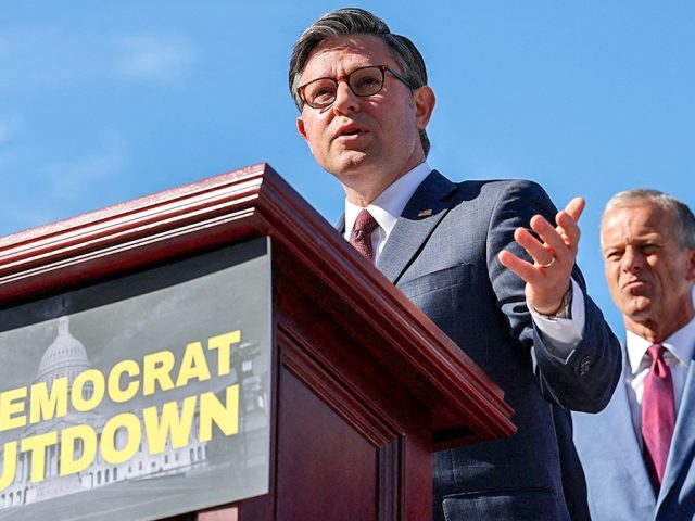 Mike Johnson infuriated by Dems, says party ‘playing politics’ with Americans’ lives as shutdown continues