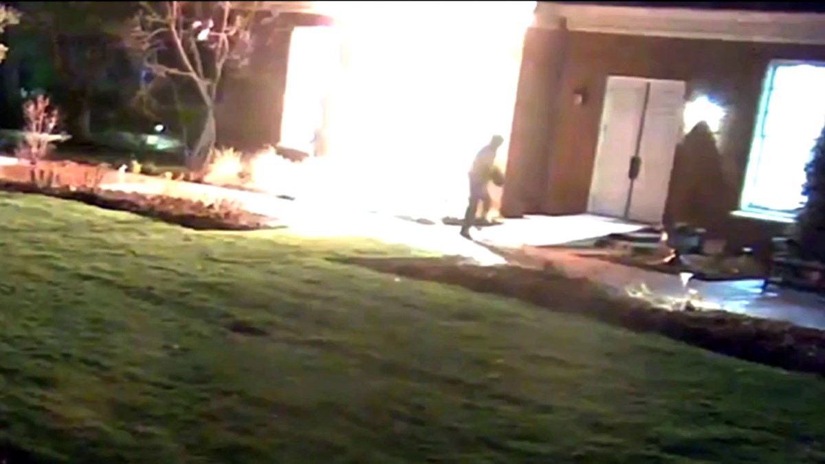 New surveillance video shows Pennsylvania governor's mansion arson attack  at george magazine