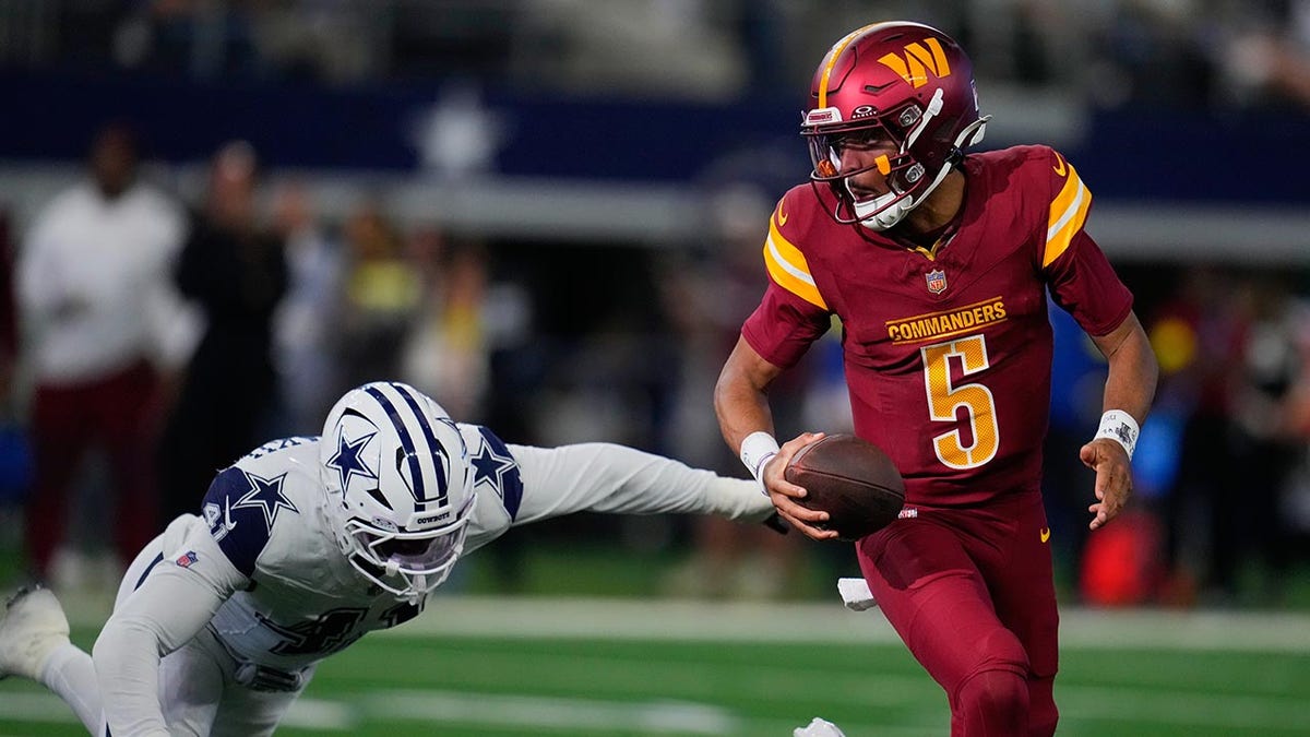Commanders' Jayden Daniels suffers hamstring injury vs Cowboys  at george magazine