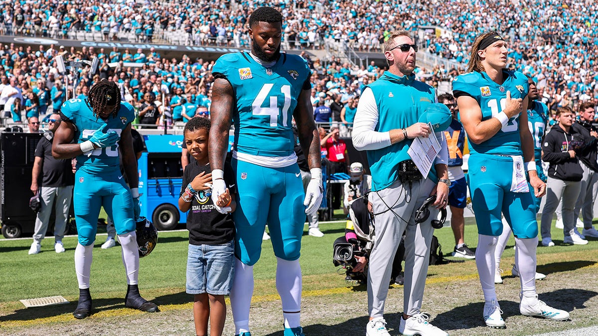 Jaguars star's 'cancer warrior' son becomes honorary captain for game vs Seahawks  at george magazine