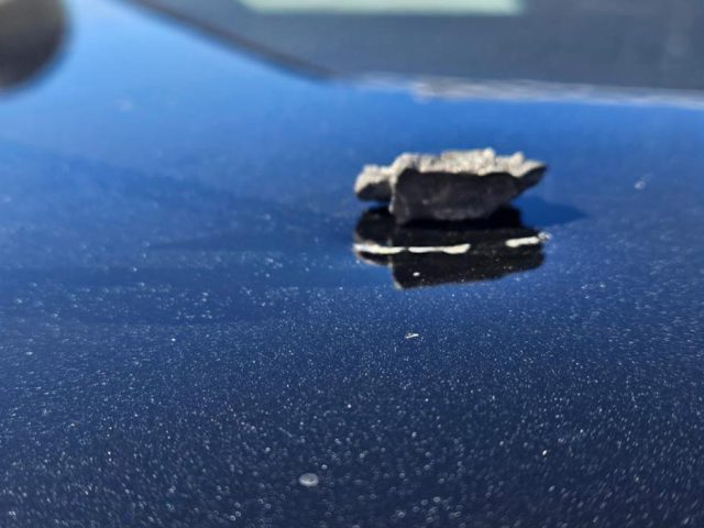 Patrol car hit by shrapnel during Marine Corps live-fire demo at celebration attended by JD Vance