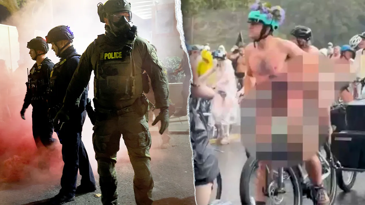 'Unsightly tactics': Feds react to nude bicycle protesters who bared all outside ICE facility  at george magazine