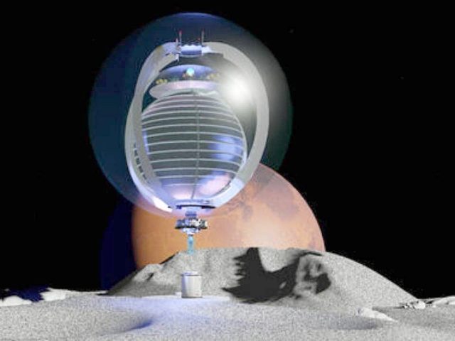 Living in giant moon glass spheres could be our future