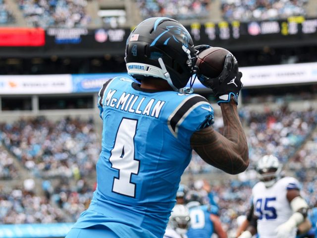 Panthers stun Cowboys as Tetairoa McMillan scores first career touchdowns in win