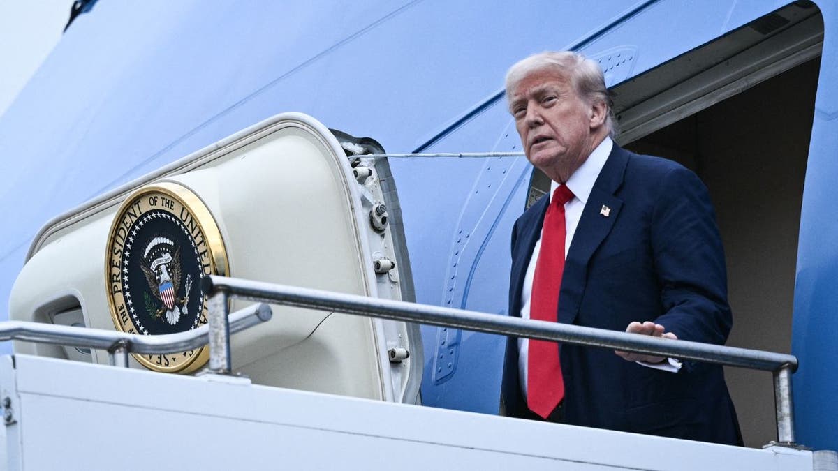 Trump boards AF1 quickly, using small stairs due to 'increased security measures': WH official  at george magazine