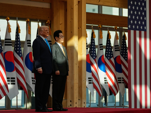 Trump visits South Korea as he attempts to secure billions in investment