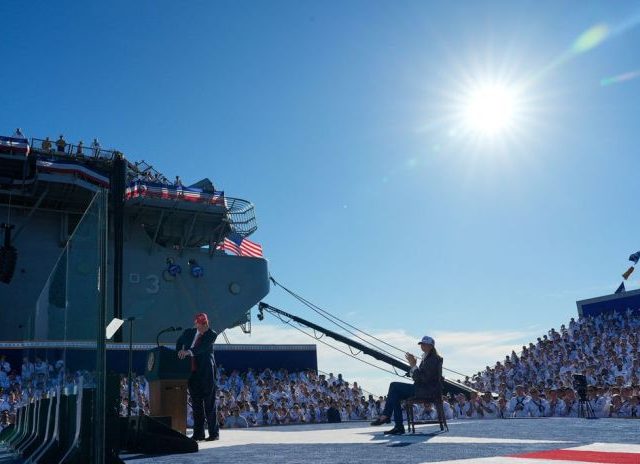 Trump promises pay raise for Navy and armed services as shutdown continues