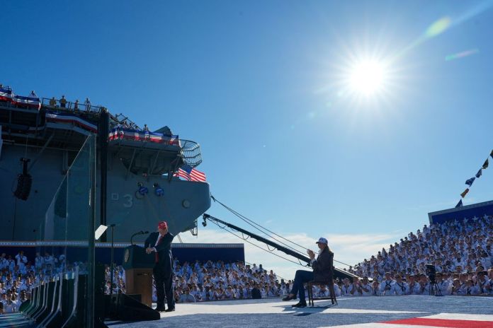 Trump promises pay raise for Navy and armed services as shutdown continues  at george magazine