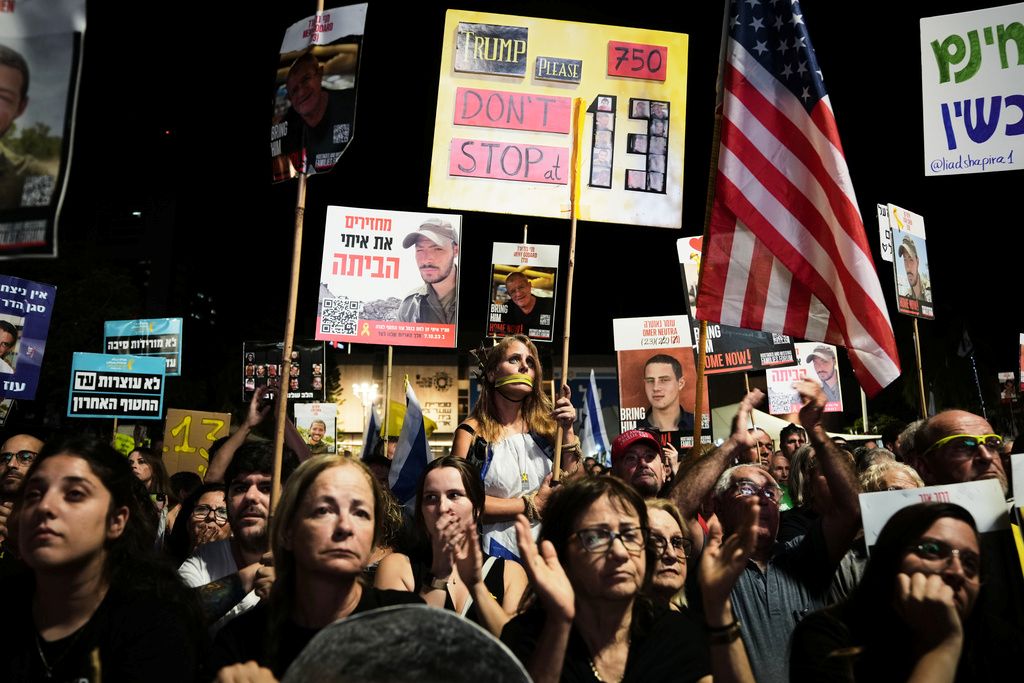Trump hints at new deadline for Hamas to return bodies of dead hostages  at george magazine