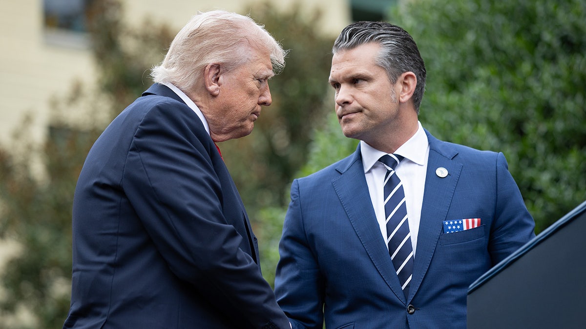 Trump directs Hegseth to pay troops during ongoing government shutdown standoff as he rails against Schumer  at george magazine