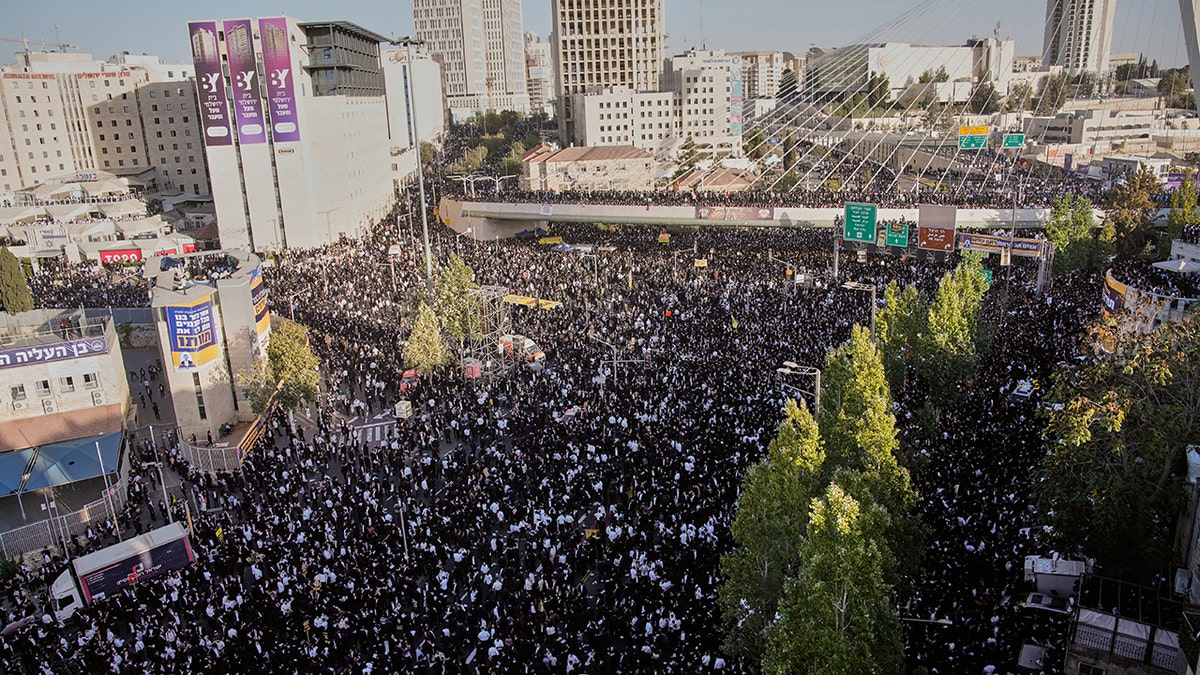 Ultra-Orthodox protesters in Jerusalem rally over Israel’s draft exemption as clashes break out  at george magazine