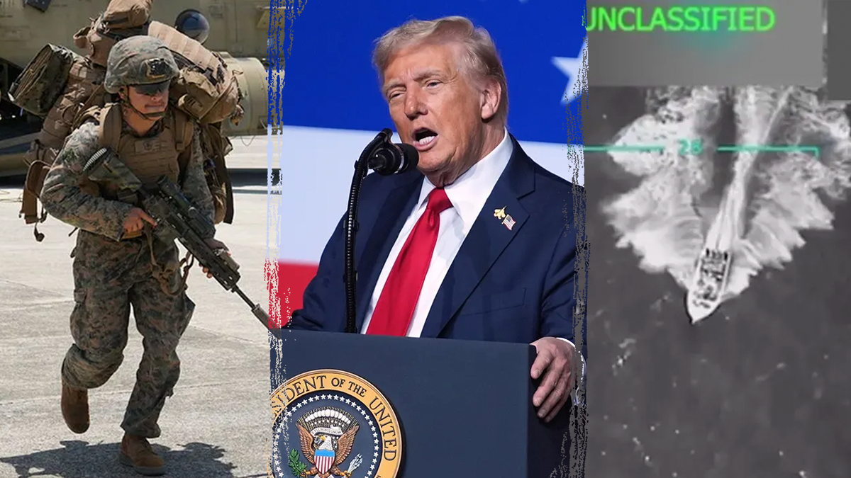 Trump reveals how US military is going to crack down on drug smugglers on land  at george magazine