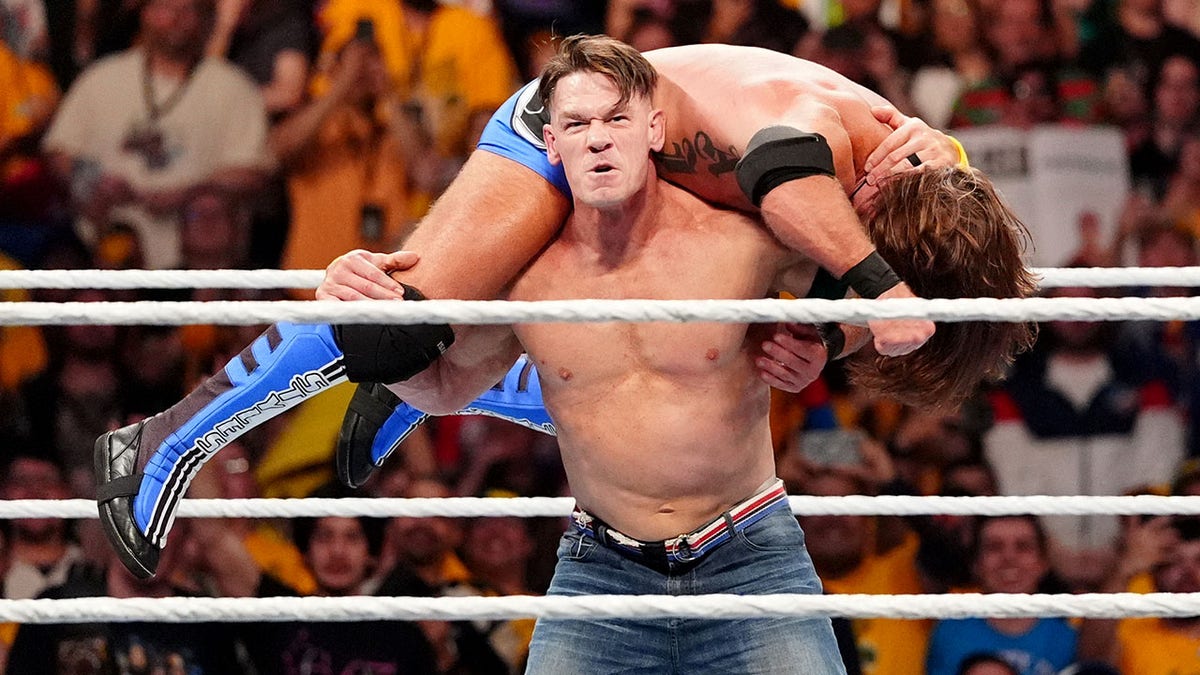 John Cena, AJ Styles author love letter to pro wrestling as Seth Rollins vanquishes Cody Rhodes at Crown Jewel  at george magazine