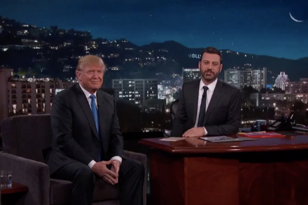 Trump revives demands ABC take Jimmy Kimmel off the air  at george magazine
