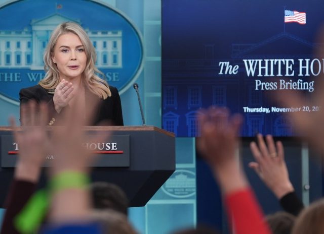 Leavitt does damage control after ‘frustrated’ Trump lashes out at reporter and calls for executing Democrats