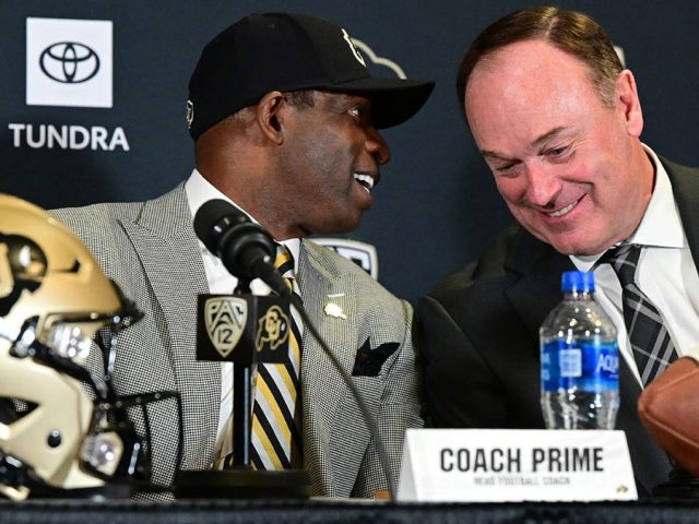 Colorado athletic director who hired Deion Sanders to step down