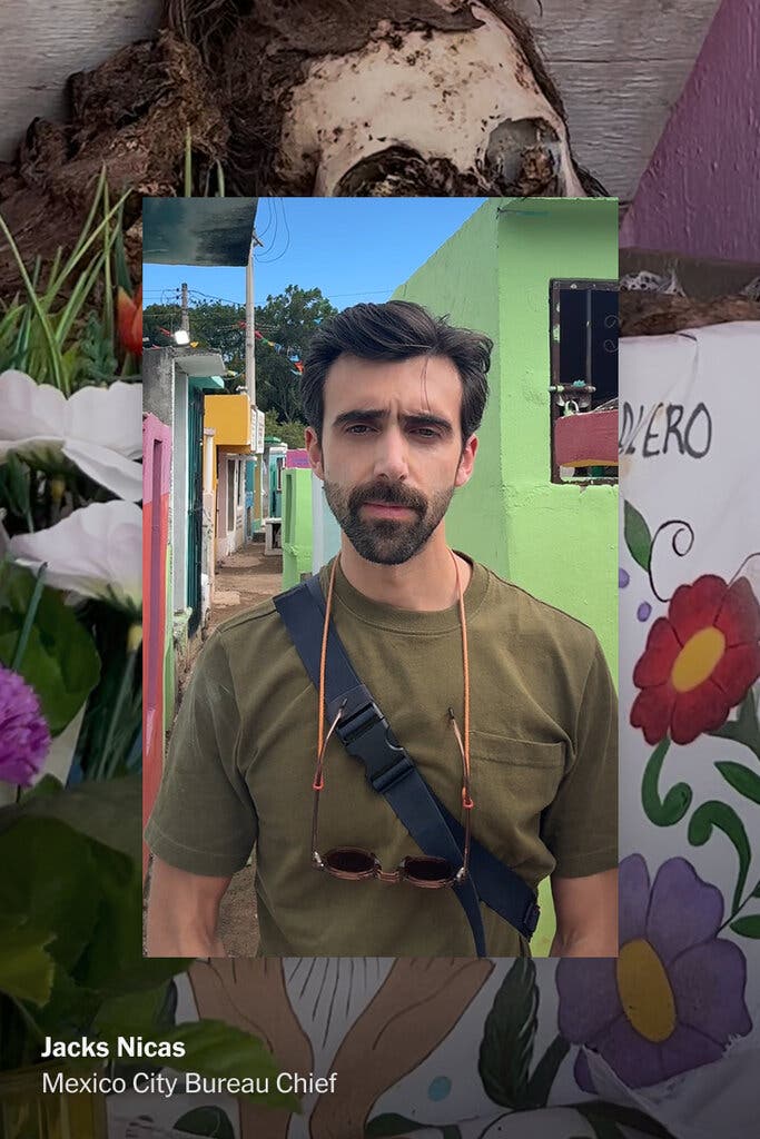 Cleaning Bones for Day of the Dead  at george magazine