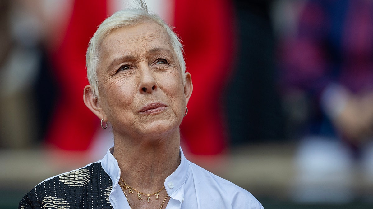 Martina Navratilova spars after being questioned for opposing males in women's spaces while supporting Dems at george magazine