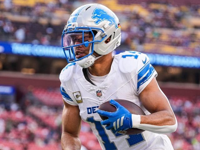 Lions’ Amon-Ra St Brown does Trump’s signature dance to celebrate touchdown vs Commanders