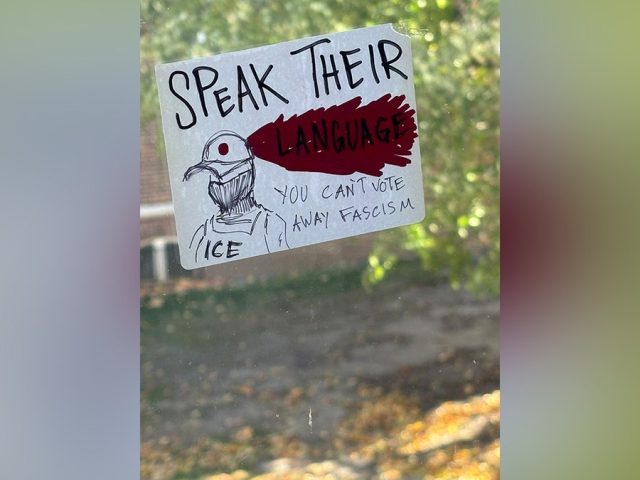 Graphic anti-ICE imagery at University of Wisconsin shows agent with bullet in head: ‘Speak their language’