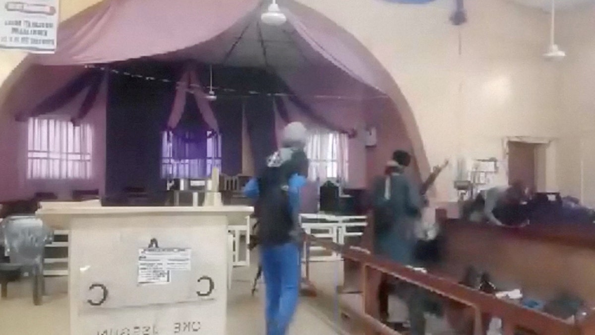 Gunmen attack church in Nigeria, killing two and kidnapping others at george magazine