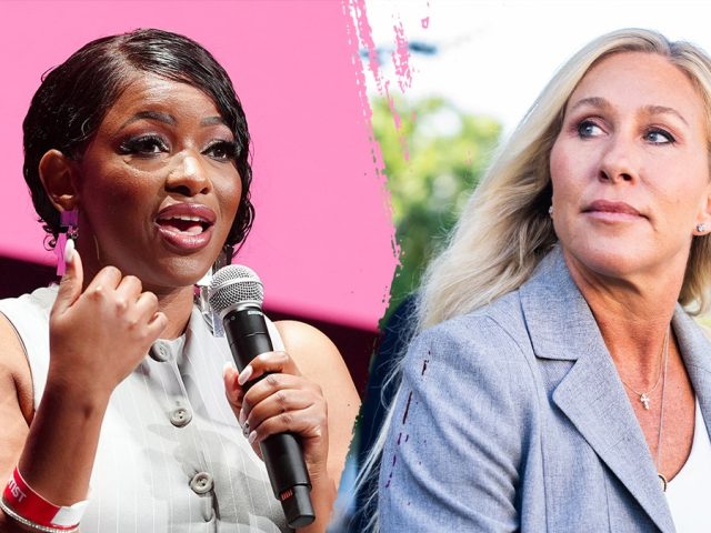 Jasmine Crockett calls out Marjorie Taylor Greene for resigning from Congress amid Trump feud